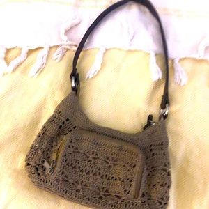 Handmade/crocheted tan bag 🤎